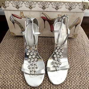 Rhinestone Evening high heeled Sandals